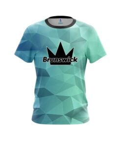 Brunswick Icy Blue CoolWick Bowling Jersey
