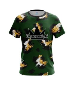 Brunswick Leopard Print CoolWick Bowling Jersey