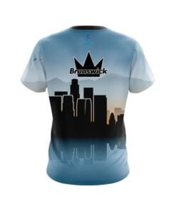 Alternative view of Brunswick Los Angeles Skyline CoolWick Bowling Jersey