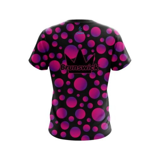 Brunswick Neon Bubbles CoolWick Bowling Jersey - Image 2