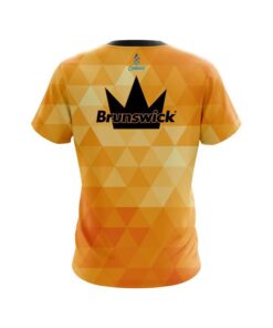 Alternative view of Brunswick Orange Triangle CoolWick Bowling Jersey