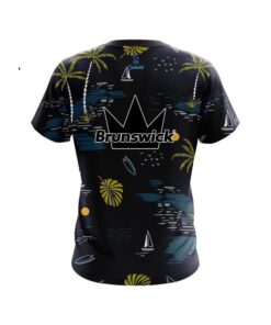 Alternative view of Brunswick Paradise Island CoolWick Bowling Jersey