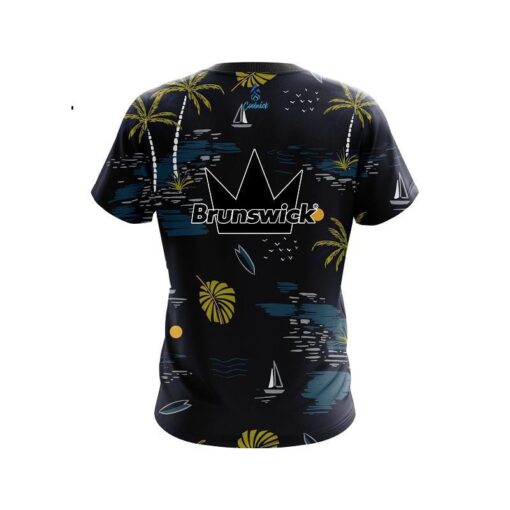 Brunswick Paradise Island CoolWick Bowling Jersey - Image 2