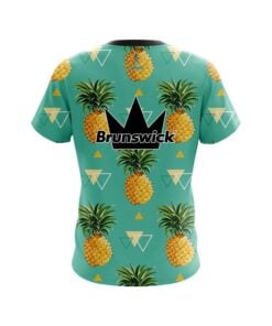 Alternative view of Brunswick Tropical Pineapple CoolWick Bowling Jersey