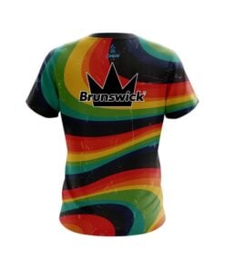 Alternative view of Brunswick Retro Grunge CoolWick Bowling Jersey