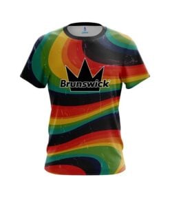 Brunswick Retro Grunge CoolWick Bowling Jersey