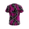 Brunswick Rock And Roll Pink Thorns CoolWick Bowling Jersey - Image 2
