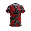 Brunswick Rock And Roll Red Thorns CoolWick Bowling Jersey