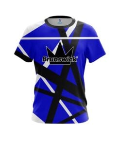 Brunswick Rocker Blue CoolWick Bowling Jersey