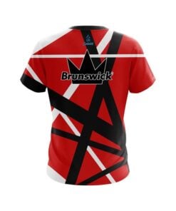 Alternative view of Brunswick Rocker Red CoolWick Bowling Jersey