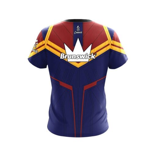 Brunswick Super Hero 7 CoolWick Bowling Jersey - Image 2