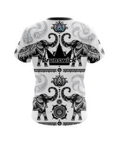 Alternative view of Brunswick Tribal Elephants CoolWick Bowling Jersey