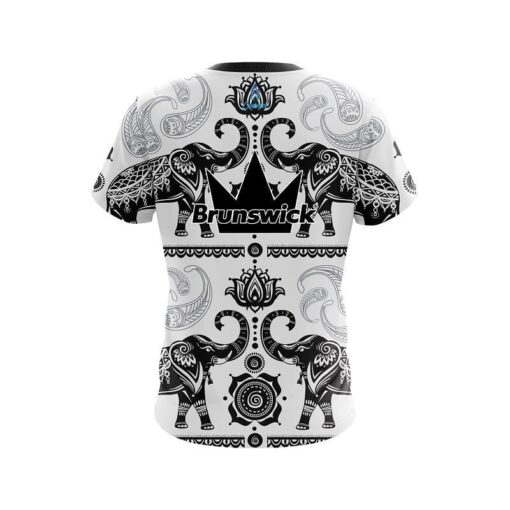 Brunswick Tribal Elephants CoolWick Bowling Jersey - Image 2