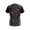 Columbia 300 Snake Skin Black CoolWick Bowling Jersey - Image 2