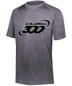 Columbia 300 Men's Momentum Graphite Coolwick Bowling Dri-Fit T-Shirt
