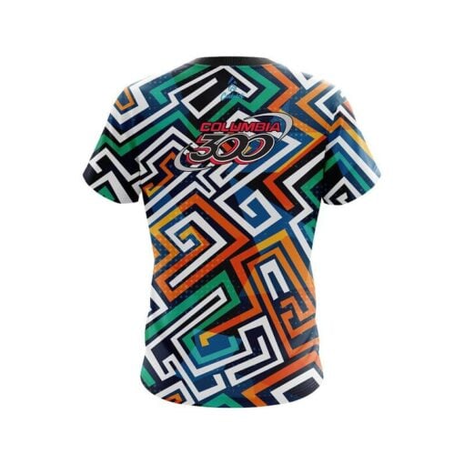 Columbia 300 Crazy Maze CoolWick Bowling Jersey - Image 2