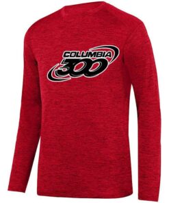 Columbia 300 Men's Saber Red Coolwick Bowling Long Sleeve