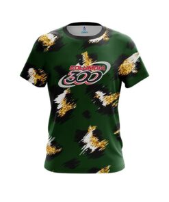Columbia 300 Leopard Print CoolWick Bowling Jersey