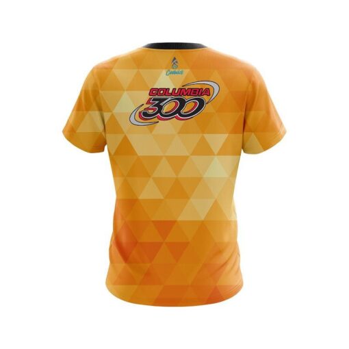 Columbia 300 Orange Triangle CoolWick Bowling Jersey - Image 2