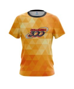 Columbia 300 Orange Triangle CoolWick Bowling Jersey
