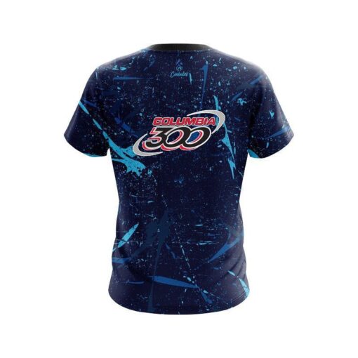 Columbia 300 Paint Grunge CoolWick Bowling Jersey - Image 2