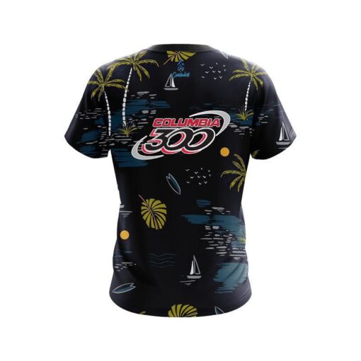 Columbia 300 Paradise Island CoolWick Bowling Jersey - Image 2