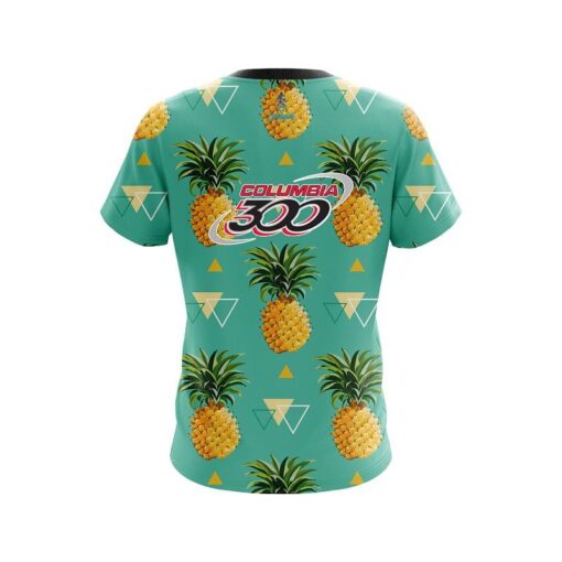 Columbia Tropical Pineapple Island CoolWick Bowling Jersey - Image 2
