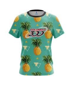 Columbia Tropical Pineapple Island CoolWick Bowling Jersey