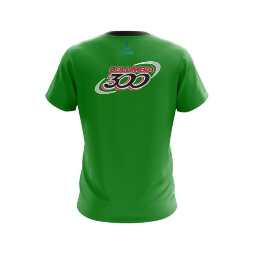 Columbia 300 Green CoolWick Bowling Jersey - Image 2