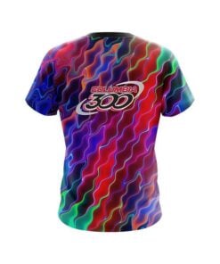 Alternative view of Columbia 300 Psychedelic Electric Wave CoolWick Bowling Jersey