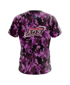 Alternative view of Columbia 300 Digital Camo Purple CoolWick Bowling Jersey