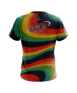 Alternative view of Columbia 300 Retro Grunge CoolWick Bowling Jersey