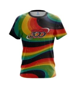 Columbia 300 Retro Grunge CoolWick Bowling Jersey