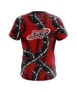 Alternative view of Columbia 300 Rock And Roll Red Thorns CoolWick Bowling Jersey