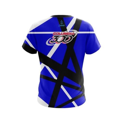 Columbia 300 Rocker Blue CoolWick Bowling Jersey - Image 2