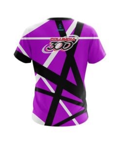 Alternative view of Columbia 300 Rocker Purple CoolWick Bowling Jersey