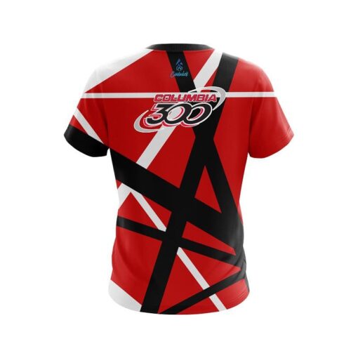 Columbia 300 Rocker Red CoolWick Bowling Jersey - Image 2