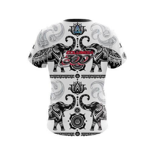 Columbia 300 Tribal Elephants CoolWick Bowling Jersey - Image 2