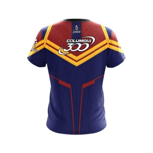 Columbia 300 Super Hero 7 CoolWick Bowling Jersey - Image 2