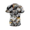 DV8 Gold And Black Rose CoolWick Bowling Jersey - Image 2