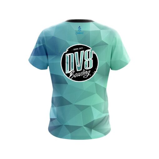 DV8 Icy Blue CoolWick Bowling Jersey - Image 2
