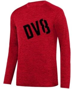 DV8 Men's Grudge Red Coolwick Bowling long Sleeve