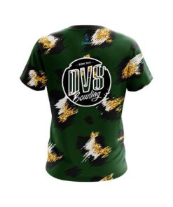 Alternative view of DV8 Leopard Print CoolWick Bowling Jersey