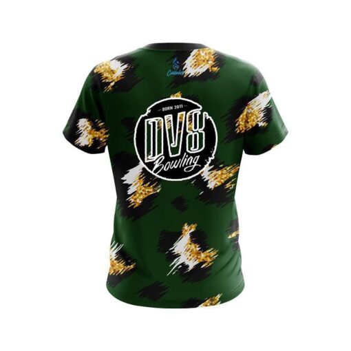 DV8 Leopard Print CoolWick Bowling Jersey - Image 2