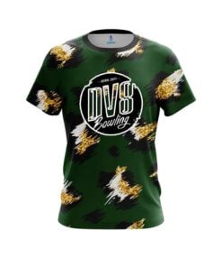 DV8 Leopard Print CoolWick Bowling Jersey