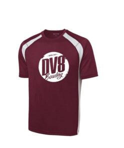 DV8 Freakshow Maroon Coolwick Bowling Dri-Fit