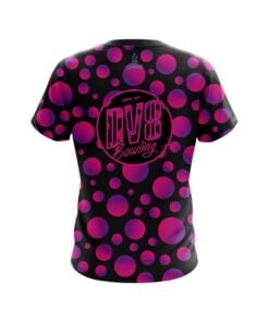 Alternative view of DV8 Neon Bubbles CoolWick Bowling Jersey