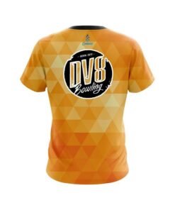 Alternative view of DV8 Orange Triangle CoolWick Bowling Jersey