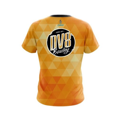 DV8 Orange Triangle CoolWick Bowling Jersey - Image 2