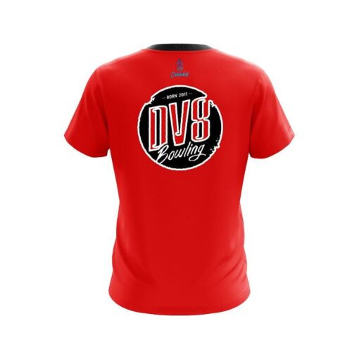 DV8 Red CoolWick Bowling Jersey - Image 2